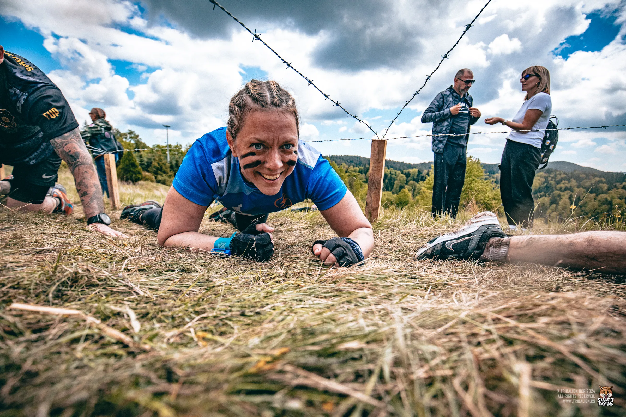Mud obstacle challenge